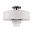 Claudelle Fabric Semi Flush Mount-1326852753