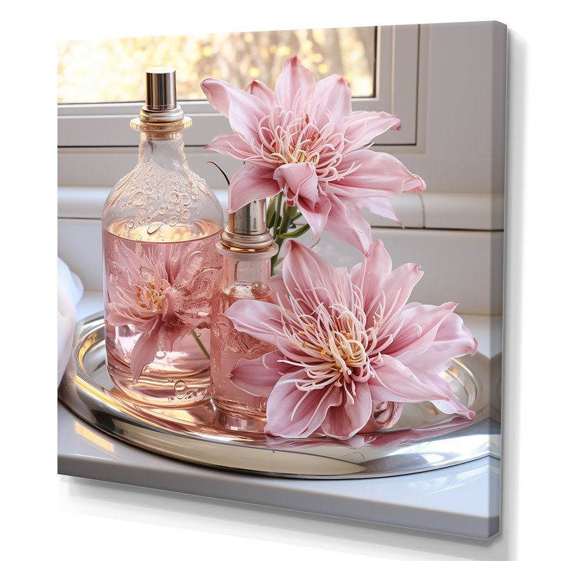 Articles de toilette floraux Harmony Haven, H 30 po x l 30 po x P 1,5 po