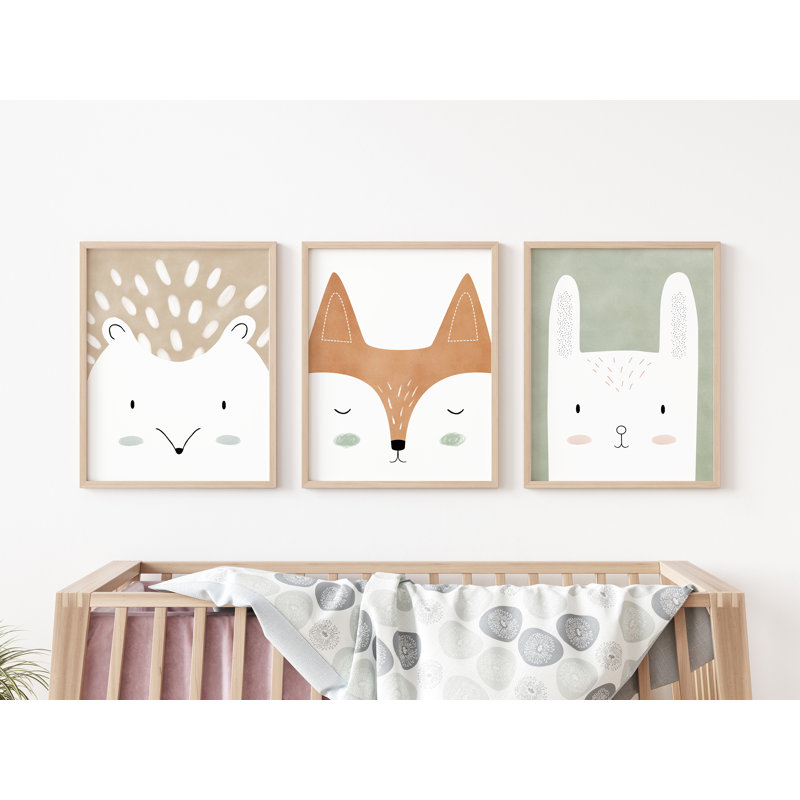 Ensemble de reproduction d'art Woodland - impressions sans cadre, H 16 po x l 12 po