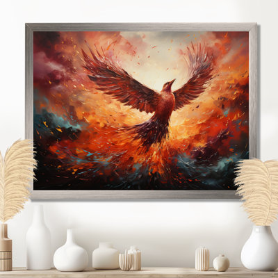 Reproduction d'art sur toile, "Resurg Phoenix Rebborn I"
