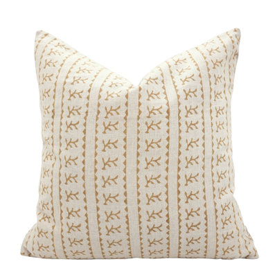 Couvre-oreiller imprimé à la main par Fabisan Artisan