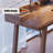 Light Walnut Rectangular Solid Wood Writing desk-1652252664