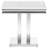 U-Shaped Base Square End Table
