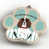 Pale blue/Dark Brown