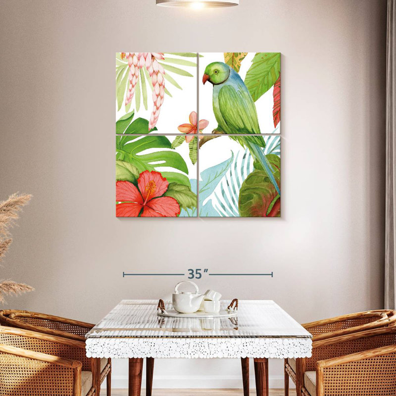 Brampt Treasures Of The Tropics I, H 38 po x l 38 po