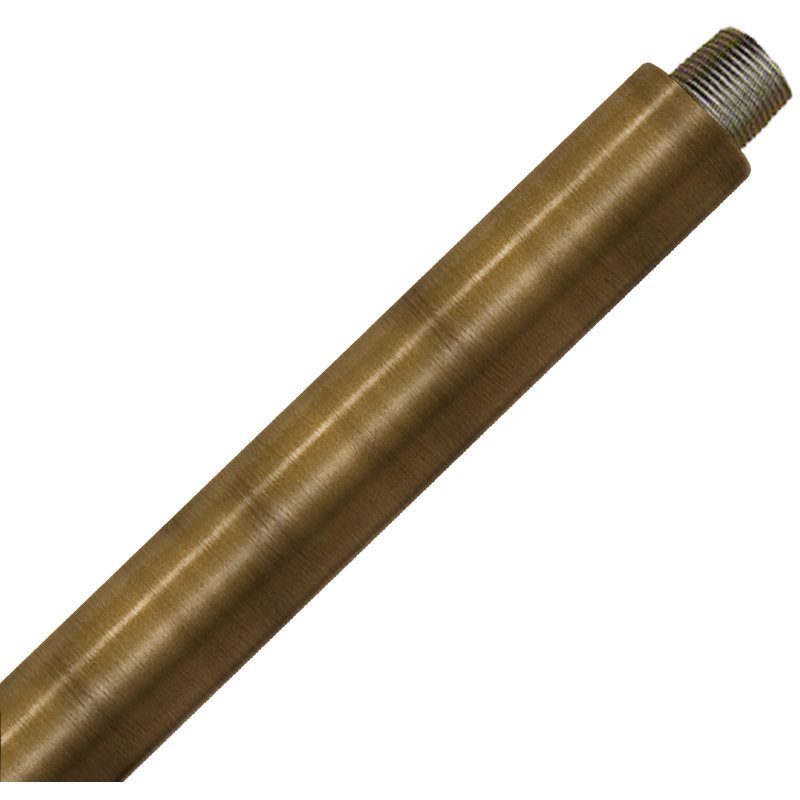 Mini-tige d'extension Willoughby en bronze classique, H 9,5 po x l 0,5 po x P 0,5 po, Bronze classique