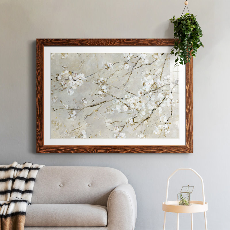 Blossom Confetti - peinture encadrée, H 37,5 po x l 27,5 po x P 1,5 po, Cadre en érable