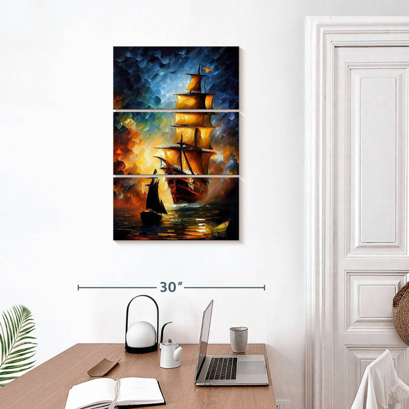 Bateau pirate Aletra, H 32 po x l 20 po