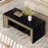 Rectangular Coffee Table with 2-Tier Storage