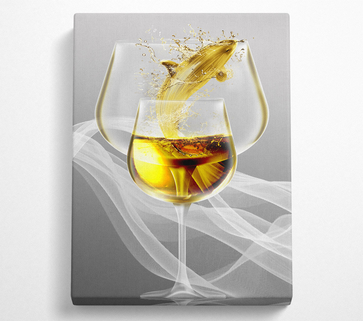 Metro Lane Fish Wine Glass Splash - Print | Wayfair.co.uk