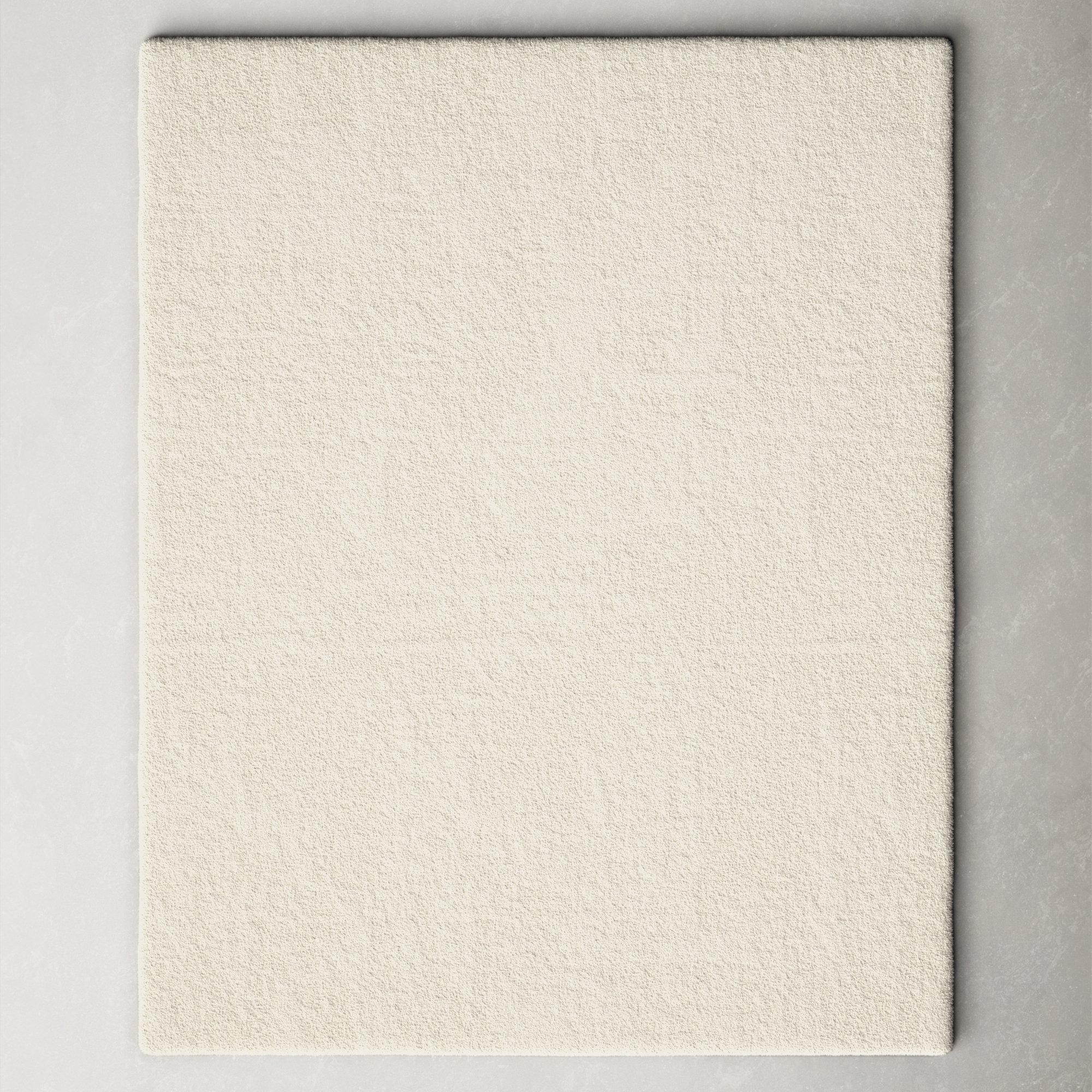 100% Polypropylene Ivory Rug, Rectangle 8' x 10'