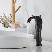 Vessel Single-hole Single-handle Bathroom Faucet, Matte Black