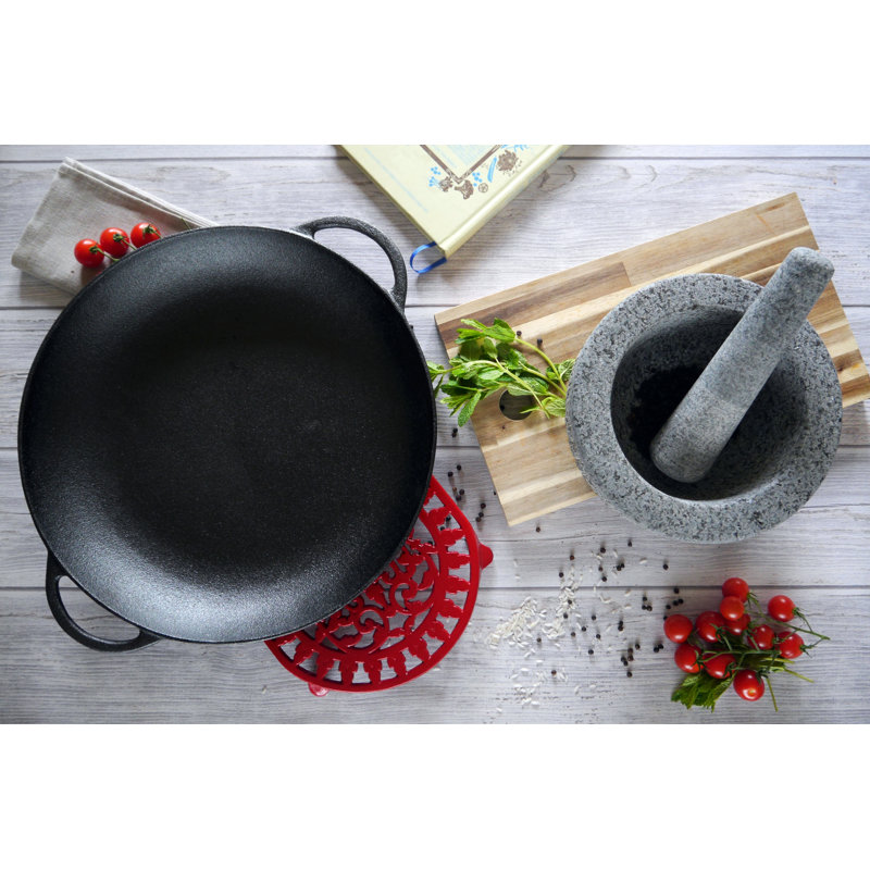 Oval 1 Piece Trivet, Chilli Red