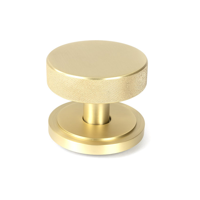 Brompton Single Dummy Door Knob, Pewter Patina