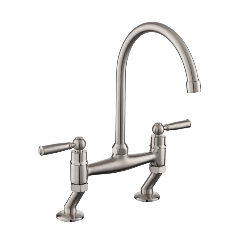 Rangemaster Sink & Taps Aquaclassic Kitchen Faucet, Brushed Nickel