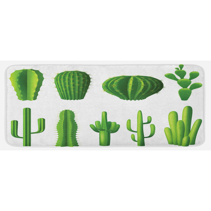 Tapis de cuisine cactus