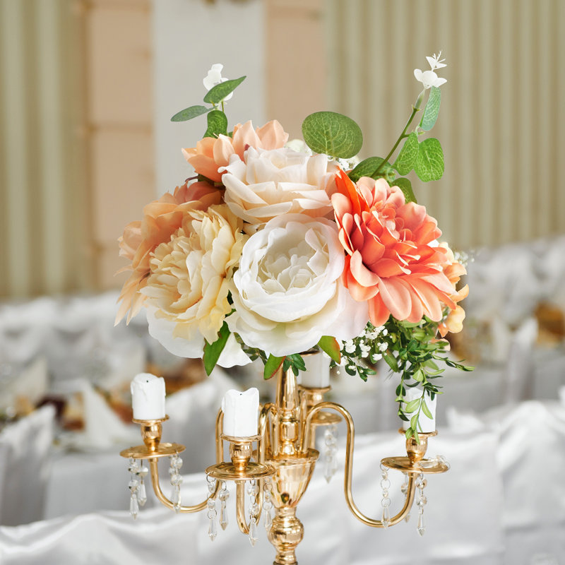 Boîte combinée de fleurs artificielles pour bricolage mariage bouquet de douche