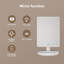 Rectangle Freestanding Makeup / Shaving Mirror