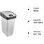 Keeeper waste bin with flip lid-37990429-98496664-98496663