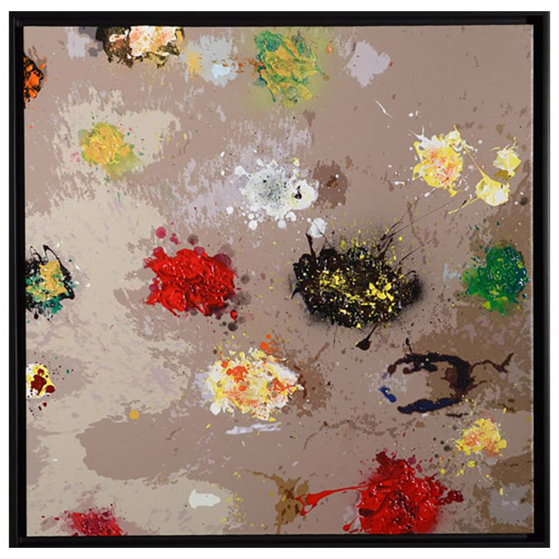 Pebbles 2 par Michael Wolk - cadre flottant, impression sur toile