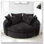 Fauteuil d'appoint rembourré en tissu chenille-928499250