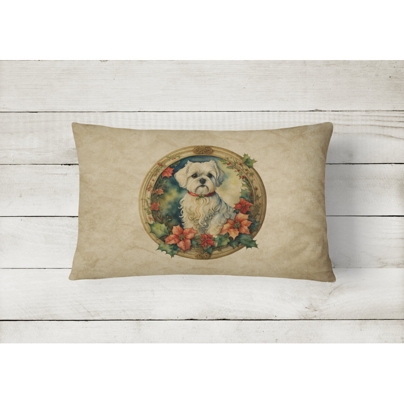 Coussin Christmas, 12 po x 16 po, Rectangulaire