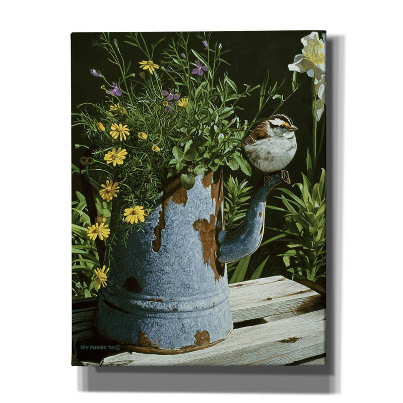 La cafetière de Ron Parker, H 34 po x l 26 po x P 1,5 po