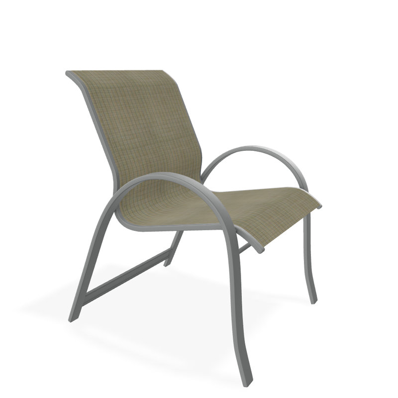 Aruba 1 Outdoor Dining Armchair, Graphite