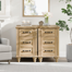 Francene 3 - Drawer End Table Set and Built-In Outlets