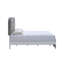 Très grand lit (matelas non inclus), blanc