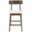 Upholstered Counter Stool with Solid Wood Frame-267947396