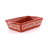 2 Piece Stoneware Baker Set in Red and Mint