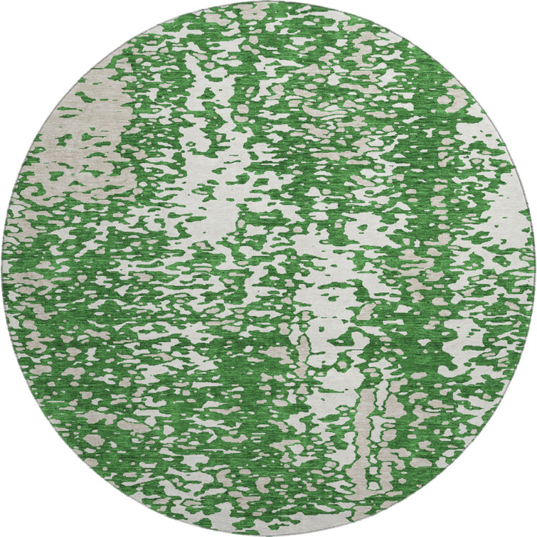 Premium Machine Washable Prisco Emerald Rug