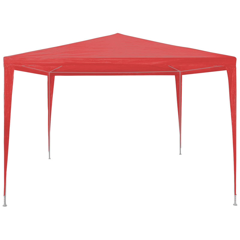 Vidaxl Party Tent Outdoor Garden Gazebo Marquee Canopy Shelter Pavilion PE, Red