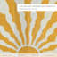 Tapis de bain 100% coton à motif lever de soleil-1656510-1656505