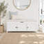 Banc de rangement rembourré avec armoire-381537198