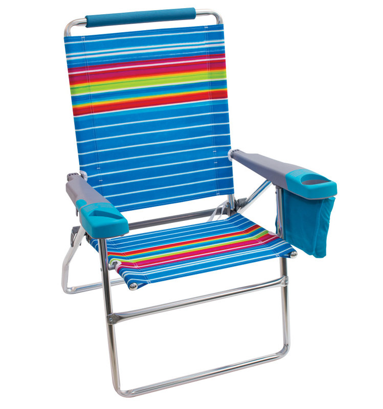 Chaise de plage pliante à 4 positions de 17 po Rio Beach