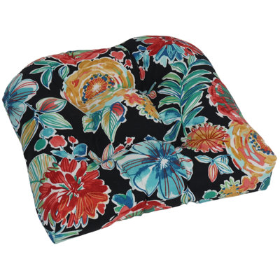 19-Inch Rounded Back Outdoor Chair Cushions (Set Of 2)