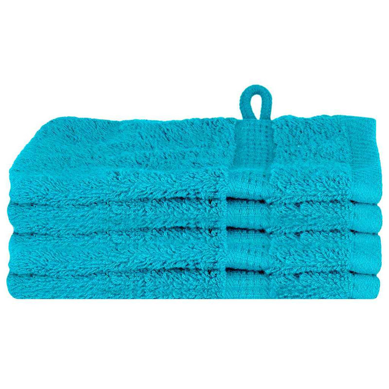Washcloths Cotton, Turquoise