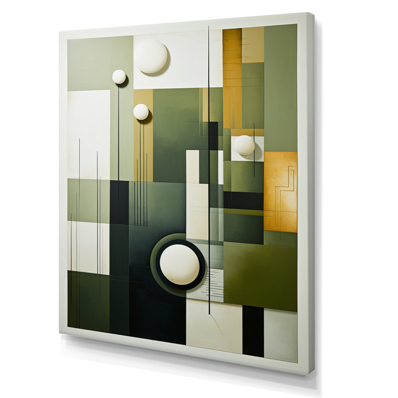 «Jaimmie Golf Harmonious Collage I», reproduction sur toile, H 40 po x l 30 po x P 1,5 po, Toile tendue