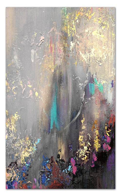 Abstraction - Wrapped Canvas Painting