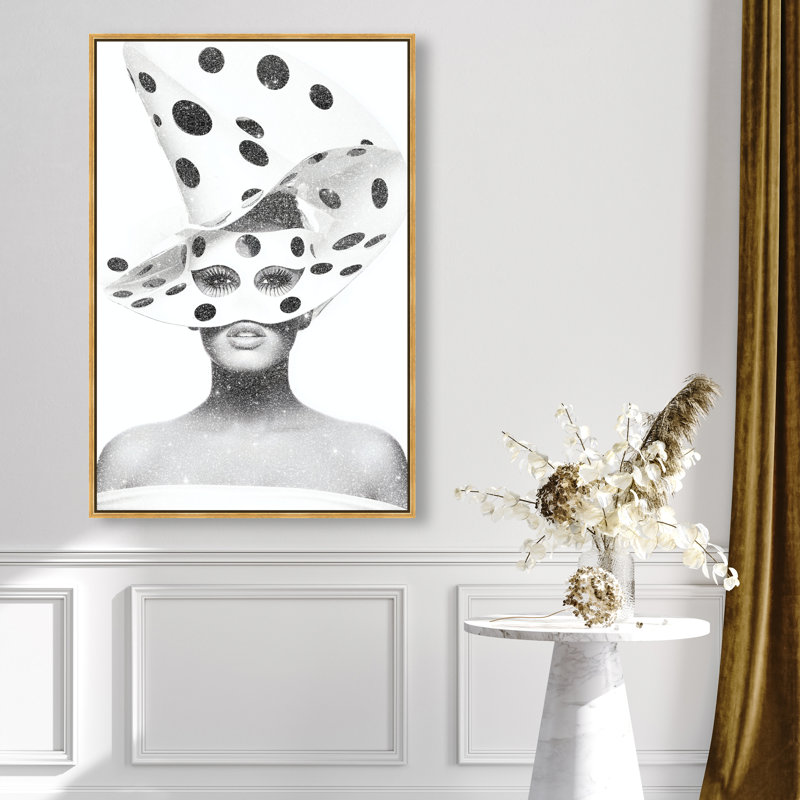 Spotted Sovereign Print by Oliver Gal, 55"H x 37"W, Gold Floater Frame