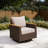 Argyri Rattan Swivel Patio Chair with Cushions-1435847594