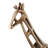 20"H Gold-Finish Giraffe Accent Lamp - Bungalow Rose