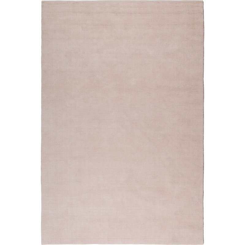 Farrow & Ball Cut And Loop Stripe Portland Pink Area Rug, Rectangle 12' x 18'