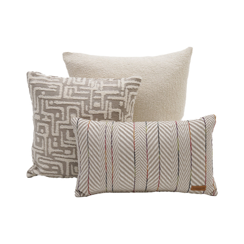 Striped Rectangular Lumbar Cushion