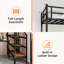 Lit mezzanine avec bureau en forme de L, grand espace de rangement et compartiments de rangement, structure de lit robuste avec escalier, garde-corps continu, peu encombrant, silencieux, sans ressorts éléphants requis-51107239