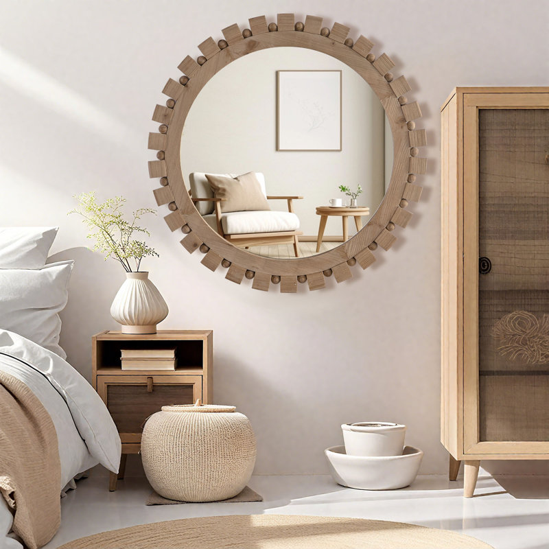 Miroir mural rond 36 po x 36 po, 36 po x 36 po