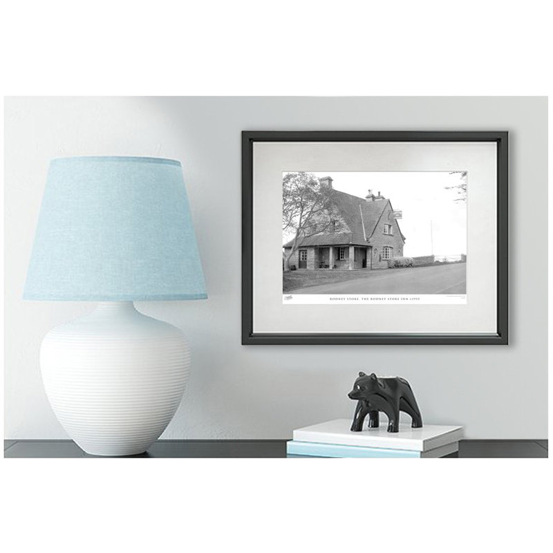 Rodney Stoke, The Rodney Stoke Inn C1955 - Single Picture Frame Print, 45cm H x 60cm W x 2.3cm D