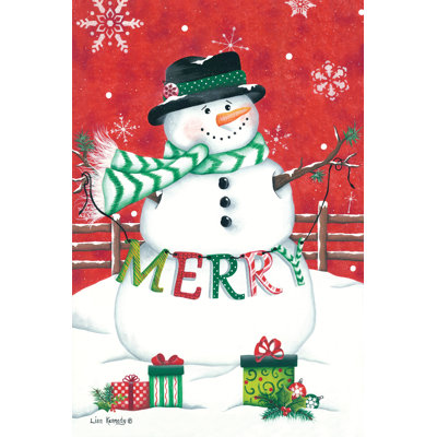 «Hope Snowman» par Lisa Kennedy - reproduction imprimée